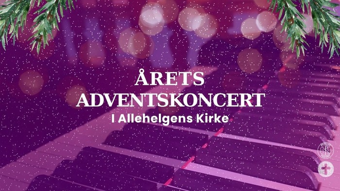 Klavertangenter med julelys og tekst *