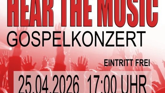 Einladung zum Gospelkonzert des Chores Giant Soul in der Petruskirche Telgte am 25. April 2026 um 17 Uhr
