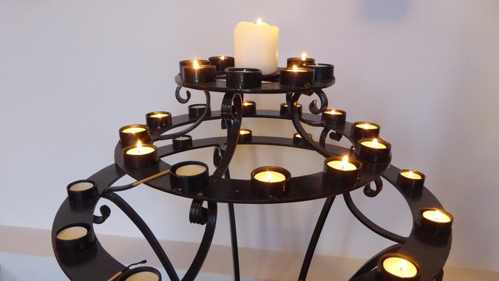 Kerzenleuchter ev. Kirche Lauter