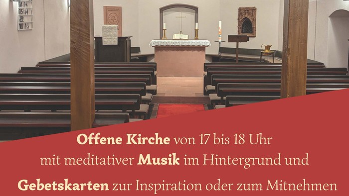 Andachtszeit, Stille, meditative Musik