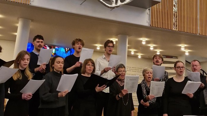 Vejleå Kirkes kantori synger