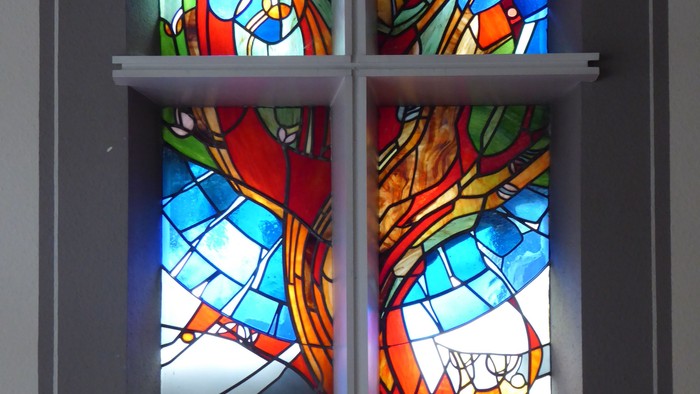 Stockhausen Altarfenster der Fa. Klonk