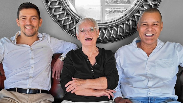 Abgebildet sind die Künstler des Kalliope-Teams