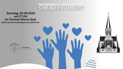 Gemeindefest der katholischen Pfarrgemeinde am 20.09.2025 um 17 Uhr in Thomas-Morus-Saal