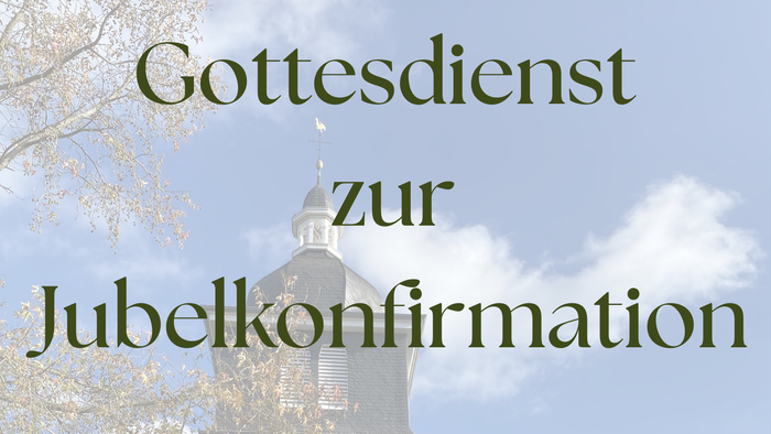 Kirchliche Ankündigung zur Jubiläumsfirmung am Palmsonntag, den 29. März 2026, um 9:30 Uhr.