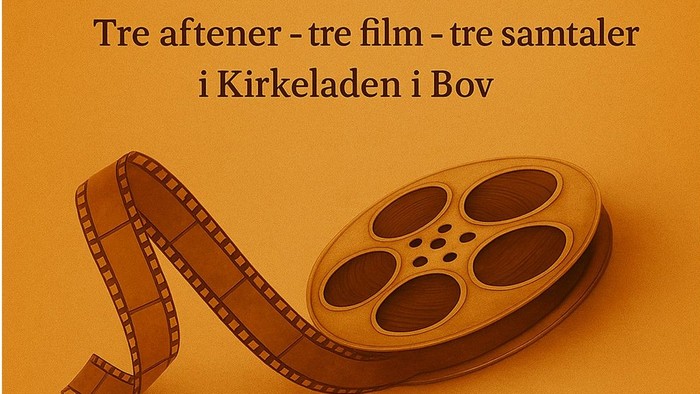 plakat til en filmrække i efteråret i Kirkeladen i Bov