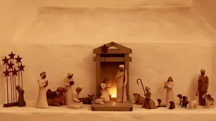 Josef, Maria, Jesus og hyrderne