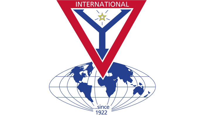 Internationals logo med globus og årstallet 1922