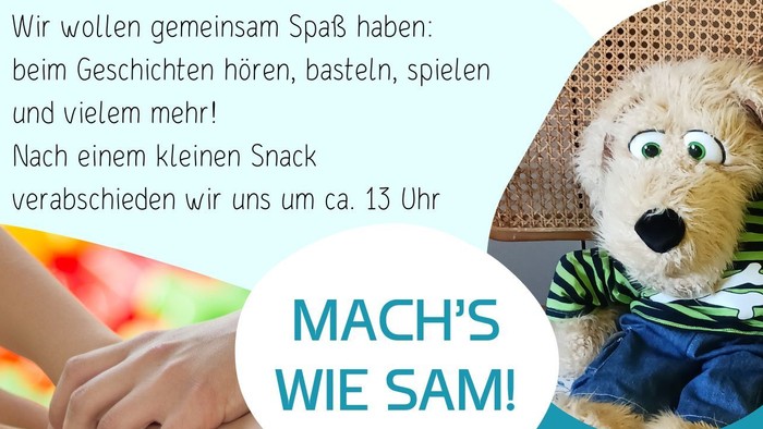 Kinder-Kirchen-Samstag am 06.09.2025 mit Basteln, Spielen und gemeinsamem Essen, Beginn um 10 Uhr, Himmelfahrtskirche Gustav-Meyer-Allee 2