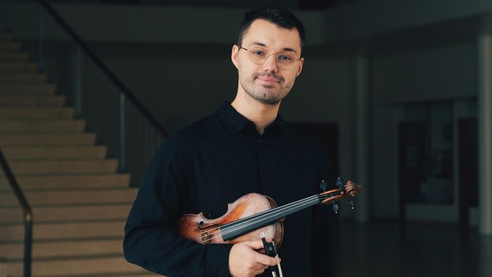 Violinist Nikolai Vasili Nedergaard, NOVO Quartet