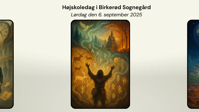 Tre fantasikunststillebilleder fra