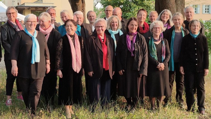 Mitglieder des Chores der ev. Kirchengemeinde Caputh