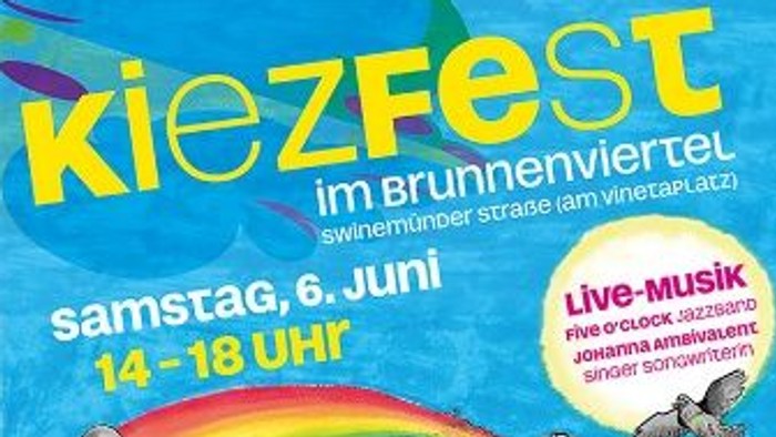 Flyer für Kiezfest auf dem Vinetaplatz 6. Juni 2026