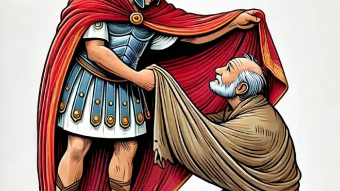 St. Martin und der Bettler