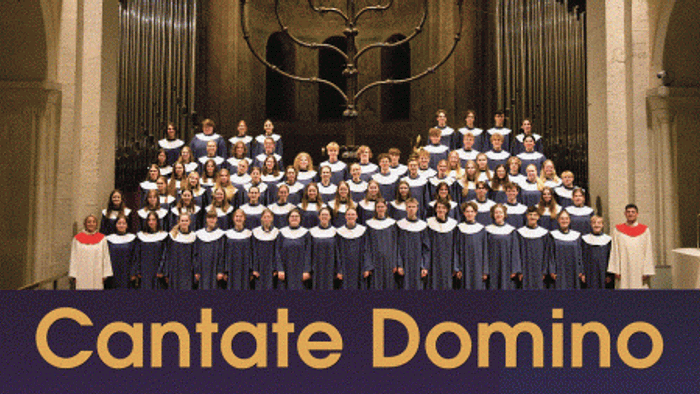 Konzertplakat Cantate Domino