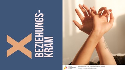 Das Plakat wirbt für verschiedene Workshops zur Sexualität und Beziehung