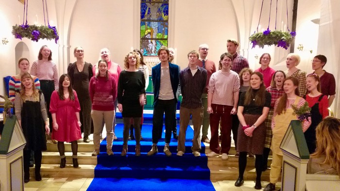 reChoir no paper i Højdevangskirken