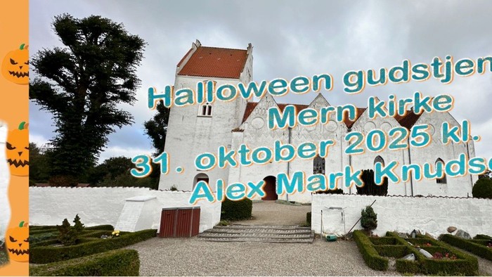 Halloween-gudstjeneste 31. oktober 2025 kl. 17.00 i Alex Mærsk-Knudsens have