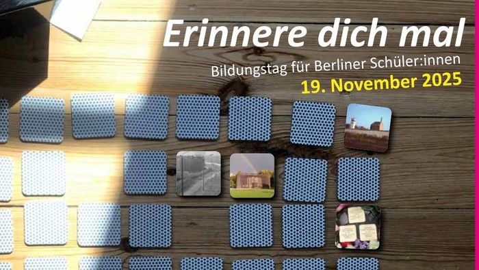 Memory Spiel mit Orten des Bildungstag