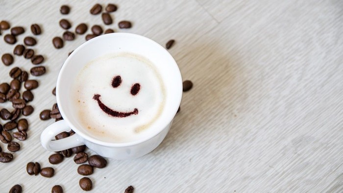 Eine Kaffeetasse