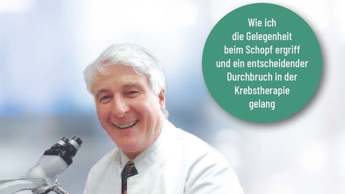 Buch-Cover mit Prof. Dr. Diehl am Mikroskop