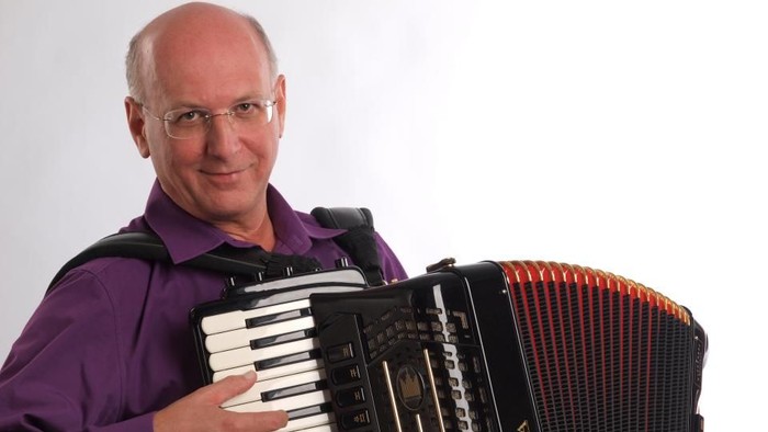 Foto vom Akkordeonisten Alexandre Bytchkov