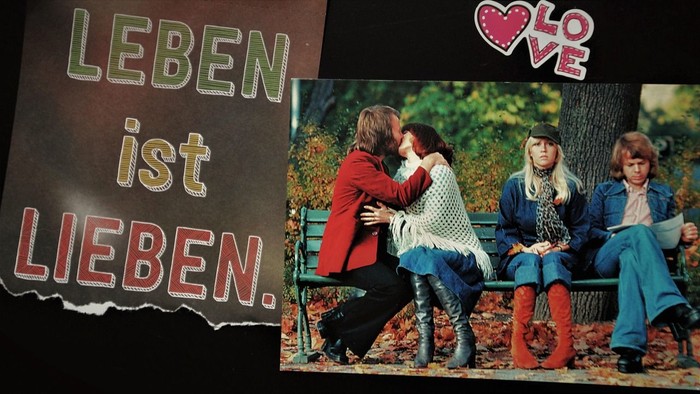 Plakat der Musikgruppe ABBA