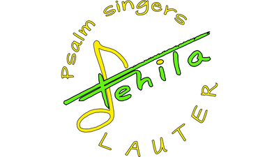 Das Bild zeigt das Logo der Psalm-Sänger "Jehila Lauter".