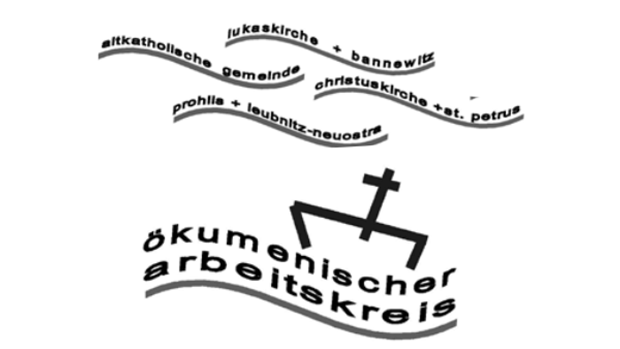 Das Bild zeigt verschiedene Kirchen und Gemeinschaften, darunter lutherische, reformierte und katholische Gruppen.