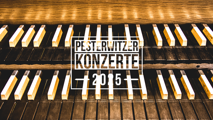 Klaviatur der Wünning-Orgel Pesterwitz
