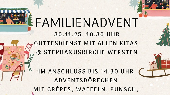 Plakat Familienadvent