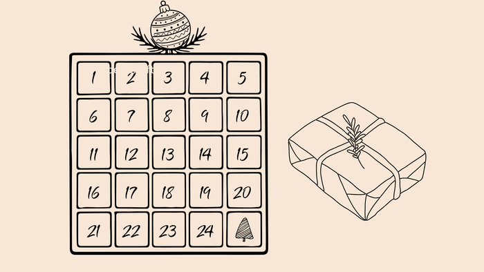 Adventkalender in Strichen