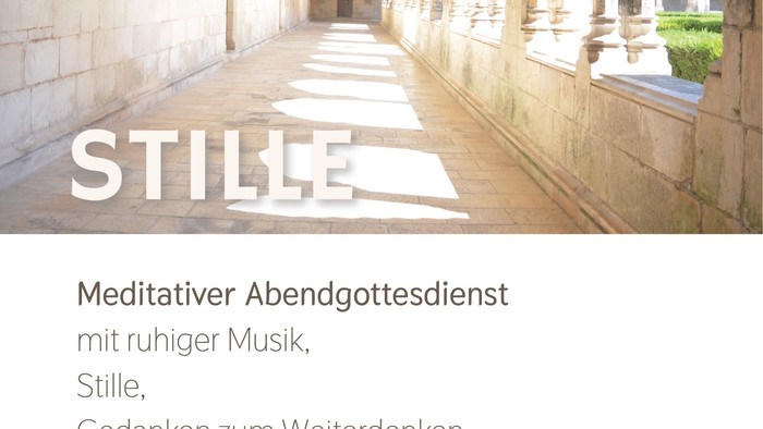 Meditativer Abendgottesdienst mit ruhiger Musik in Stille, Gedanken zum Weiterdenken, Begegnung bei Brot und Wasser, dienstags, 18:30 Uhr, St. Marien Liebfrauen, Wrangelsstr. 50, 10997 Berlin