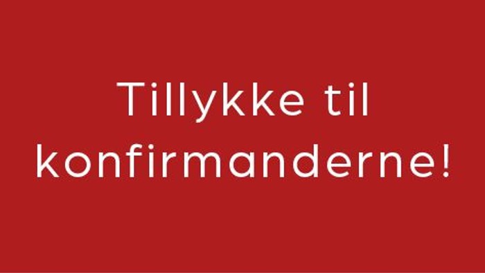 tillykke til konfirmander tekst 