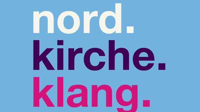 Werbeplakat für das Kirchenmusikfest Lübeck unter dem Motto *„nord.kirche.klang“* vom 19. bis 21. Juni 2026.