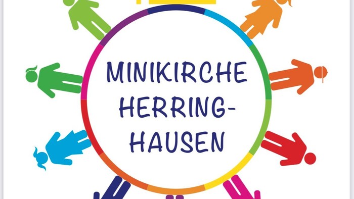  farbige Menschenfiguren halten sich an einem Kreis mit dem Text 