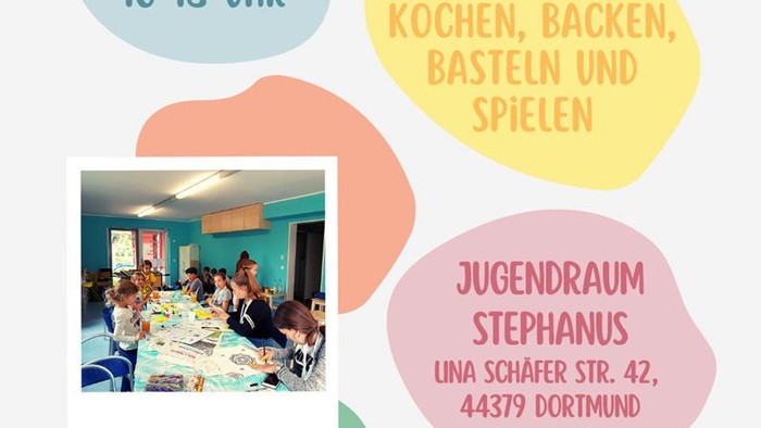 Kindertreff im Jugendraum, Donnerstags von 16.00 bis 18.00 Uhr