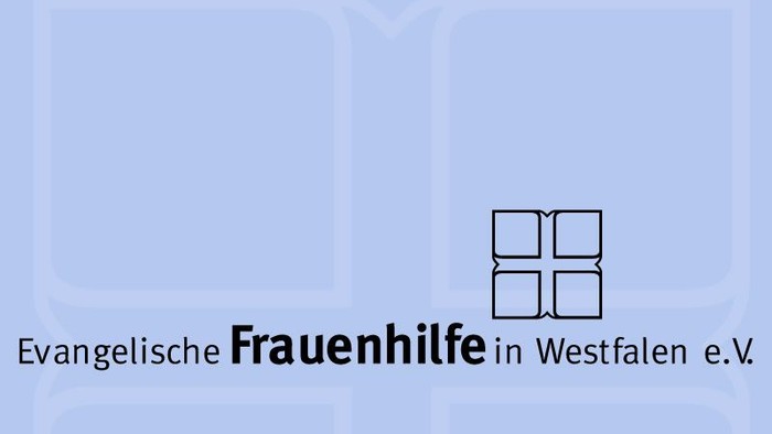 Logo der Evangelischen Frauenhilfe in Westfalen e.V., einer christlichen Frauenhilfsorganisation in Nordrhein-Westfalen.