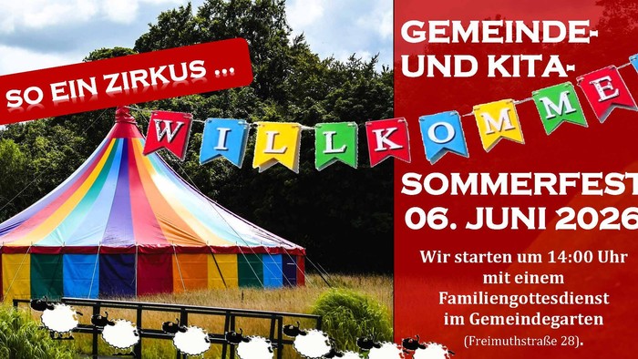 Zirkuszelt in ländlicher Umgebung