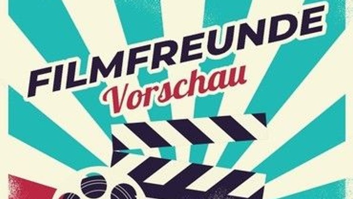 Das Bild zeigt ein Filmfreunde-Vorschau-Symbol mit einem Filmstreifen und einer Klappe.