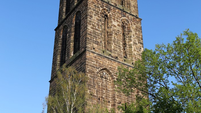 Kirchturm der Marienkirche in Minden