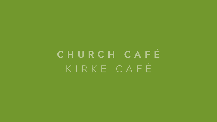 Green background with white text reading