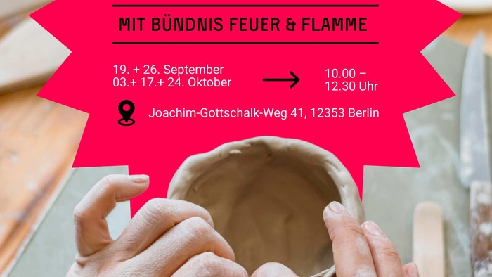 Ankündigung des Keramikworkshops