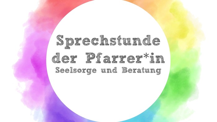 Bunter Kreis mit deutschem Text: 