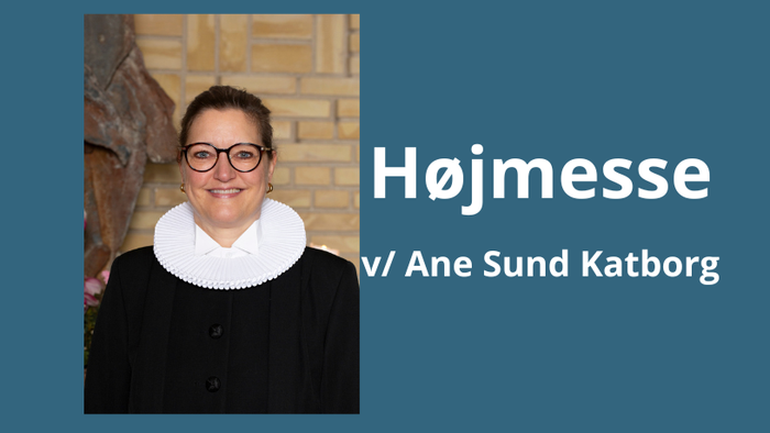 Kvinde med hvid krage og briller, Højmesse i Ane Sund Katborg