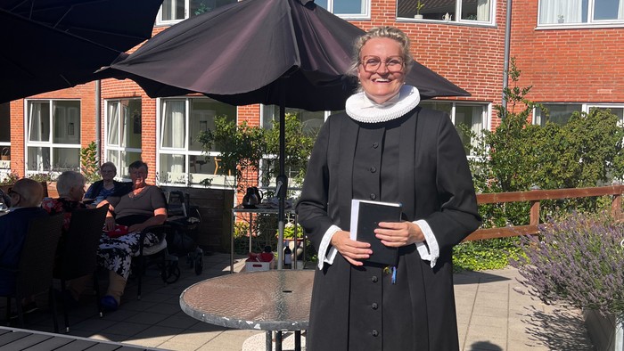 Præst Katrine Kjeller Petersen på Bålhøjcentret