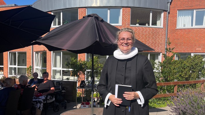 Præst Katrine Kjeller Petersen på Bålhøjcentret
