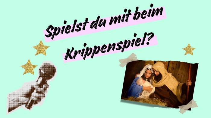 Hand hält Mikrofon, Bild von Mutter mit Kind, Text 