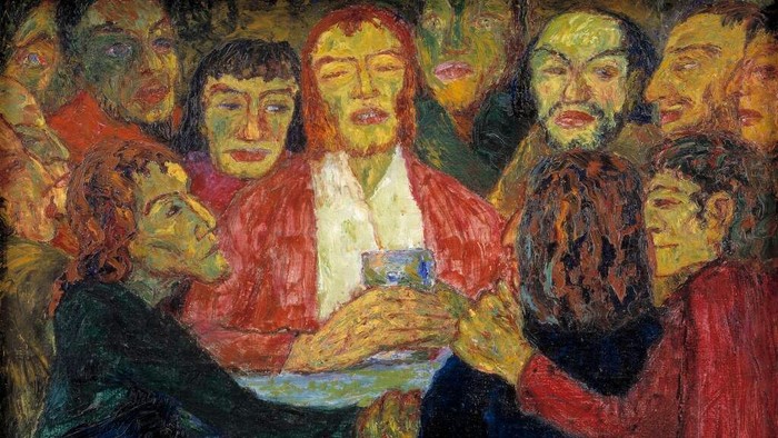 Emil Nolde, Nadveren, maleri 1909, København, Statens Museum for Kunst, copyright Nolde Stiftung Seebüll