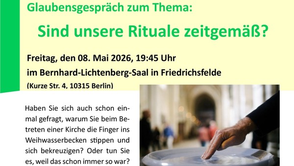 Glaubensdiskussion-Flyer zum Thema 